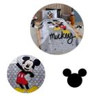 Colcha disney solteiro hedrons mickey 1 peça 160x235