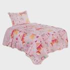 Colcha evolution patchwork infantil solteiro 160x230 circo