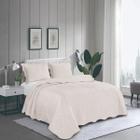 Colcha Matelassê Liora Creme Solteiro Camesa 160x230