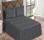 Colcha Para Cama Casal Com Babado 3 Peças