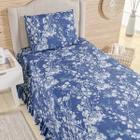 Colcha Premium Solteiro Percal 400 Fios Toque Macio 2 Peças