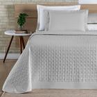 Colcha Queen Size Casa Blanca 200 Fios Bordado 100% Algodao