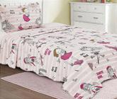 Colcha Solteiro Infantil Patchwork Dupla Face 2 Peças Camesa