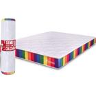 Colchão Casal A Vácuo Ortopédico Espuma Certificada 138x188x17cm BF Colchões