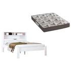 Colchão Casal D33 Ortobom + Cama Invicta Branco