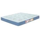 Colchão Casal King Max Espuma D45 193x203x18cm Branco/Azul - Castor