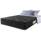 Colchão Casal Ortopédico Black 138x188x28 One Face Espuma D33 Preto