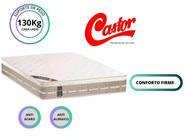 Colchão Castor Queen Premium Tecnopedic 158x198x30 - Linha Alta c/ Pillow Top - Molas Firme
