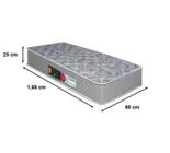Colchão Castor Solteiro Sleep Max D33 Espuma - 88 x 188 x 25