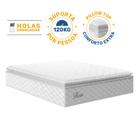 Colchão de Molas Ensacadas Pillow Top Flora Queen 158cm - Lucas Colchões