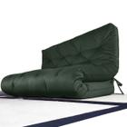 Colchão Futon Casal Dobrável Sofa Cama Verde Militar