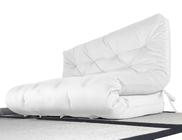 Colchão Futon King Dobrável Sofa Cama Acquablock Branco Off