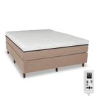 Colchão Magnético 100% de Espuma Casal Bio Massageador + Cama Box - Eco Prince