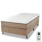 Colchão Magnético de Molas Solteiro Bio Massageador 1000 Tipos de Massagens + Cama Box - Gold