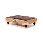 Colchão PET Cachorro / Gato Pequeno Castorpet Bed Marrom/Bege (40x60x12) - Castor