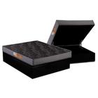 Colchão Polar D23 Pérola Class Preto+Cama Baú 138x188