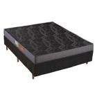 Colchão Polar D23 Pérola Class Preto+Cama Box 138x188