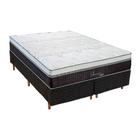 Colchão Polar Molas Ensacadas Serenatta+Cama Box King 1,93x2,03