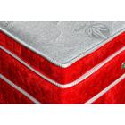 Colchão Vibroterápico Molas Ensacadas Com Massagem Solteiro Suede