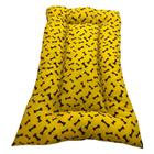 Colchonete Cama para Pet Fofuxo 55cm x 40cm Estampado - Amarelo