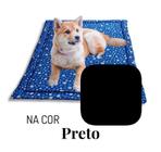 Colchonete Cama Pet Porte Médio 80X60 Impermeável - Preto