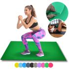 Colchonete Ginastica Academia Solteiro 100x50cm Eva Grosso de 10mm para Escola Yoga Exercícios Funcionais Alongamento Diversas Cores