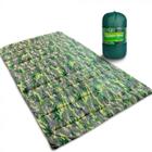 Colchonete mont long casal acampar sítio lazer viagens alto conforto camuflado prático 1,90 x 1,30 - F.A MARINGÁ