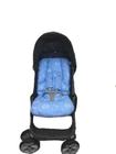 Colchonete Para Carrinho De Bebê Coroa Branca Com Azul Bebê