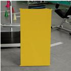 Colchonete Slim 95x59cm Solteiro Para Ginástica Academia Escola Suede Amarelo - Ahz Móveis