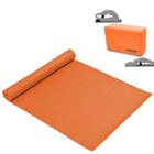 Colchonete Tapete Yoga Ginastica Eva + Bloco de Apoio para Yoga em Eva Laranja Liveup 23 X 15 Cm Liveup Sports