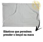 Colchonete Térmico Para Maca Mesa Massagem Solteiro 170x70cm Lençol Branco EASY - StyllusTerm