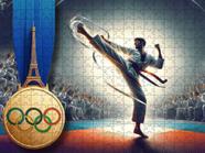 Coleção 2 Quebra-Cabeças Esportes Olimpicos Karate 60 Peças