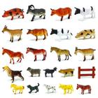 Coleção Animais Fazenda Coloridos Boi Vaca Cachorro Cavalos - Toy King