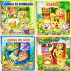 Coleção AVENTURAS COM OLHINHOS 4 Vol - Animais de Estimação, Fazenda, Fundo do Mar, Selva - Happy Books