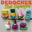 Coleção Bob Esponja Calça Quadrada. 7 UN Dedoches Bob Esponja Sem Repetição de Personagens.