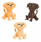 Coleção Brinquedo Mini Cachorrinhos Pets Casinha Barbie 3und - luxcel