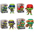 Coleção Completa Bonecos Figura de Ação Tartarugas Ninjas - Mutant Mayhem - Leonardo, Michelangelo, Raphael, Donatello