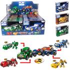 Coleção Completa Brinquedo Blocos De Montar 4 Em 1 Carrinho Robô Brinquedo Estilo Transformers Optimus Prime Caminhão