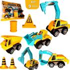 Coleção De Carrinhos De Brinquedo Fricção Trator Construção - Toys