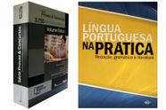 Coleção de livros: língua portuguesa na pratica + Serie provas e concursos volume único - Kit de Livros
