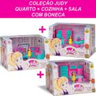 Coleção Judy Quarto Sala Cozinha com Boneca e Acessórios - Samba Toys