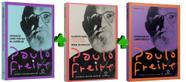 Coleção Paulo Freire com 3 livros Educação, Alfabetização e Pedagogia