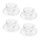 Coleção Pearl - 4 Xícaras de Café (80ml)