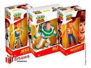 Coleção Toy Story Woody , Buzz E Jessie Vinil 18cm - Líder