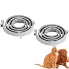 Coleira Anti Pulga Cachorro Cao Pet Gato Kit 2Uni Carrapato Leishmaniose Felino Canino Tamanho Ajustavel Resistente Eficaz Proteçao Segurança