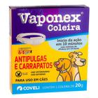 Coleira Anti Pulgas Coveli Vaponex para Cães - 20 g