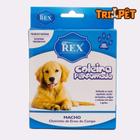 Coleira Anti Pulgas Rex Perfumada Macho 45cm - Tri1pet