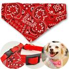 Coleira com Bandana PETs Gatos Cachorros Pequeno a Grande