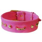 Coleira Feminina Rosa Choker Lolita Kawaii Harajuku Couro