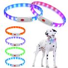 Coleira LED para cães Honiha Recarregável Light Up Impermeável